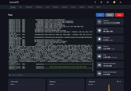 Game Panel Console View